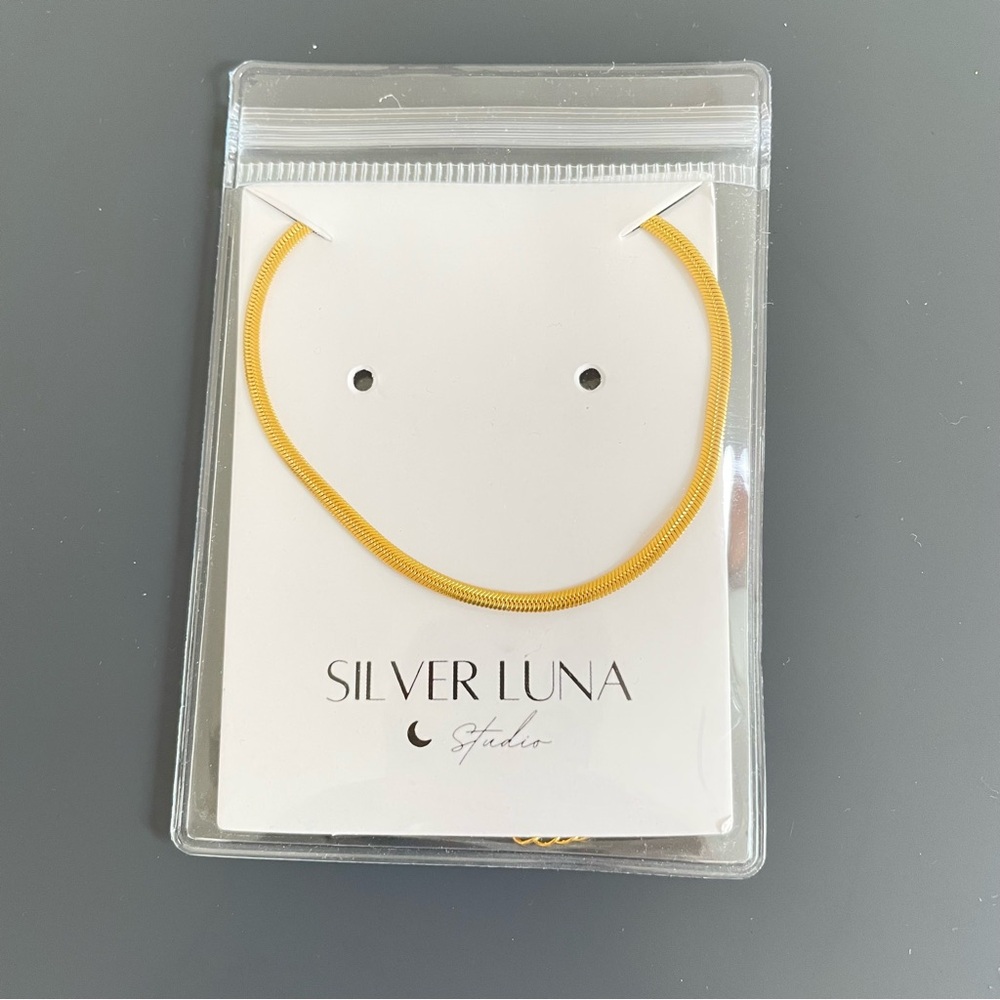 Silver Jeans Gold Necklace